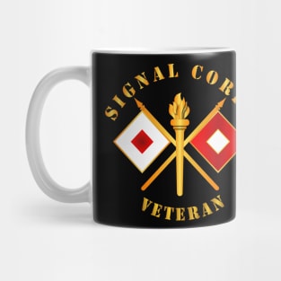 Signal Corps - Veteran w Branch Mug